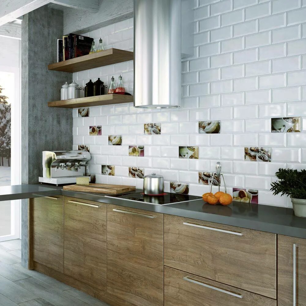 Кухонная плитка на стены фото Плитка для кухни на фартук в Леруа Мерлен (15 фото): обзор каталога с ценами