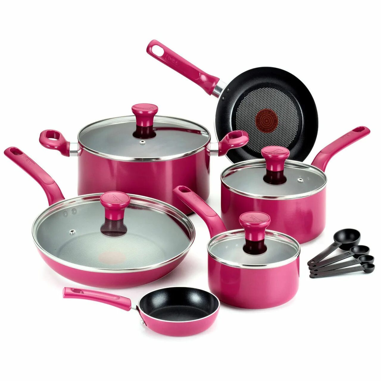 Кухонная посуда фото и названия Time limit of 50% discount T-Fal Excite Aluminum Fry Pan Set Red, tfal 10 inch n