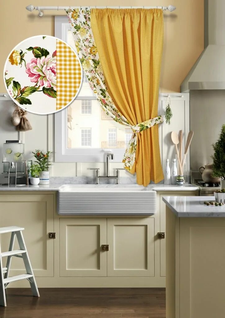 Кухонная шторка фото Штора для кухни на тесьме - купить по выгодной цене в Москве, интернет магазин T