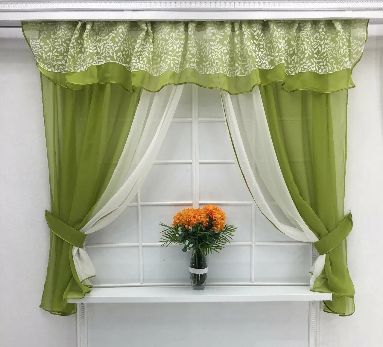 Кухонная шторка фото Зеленые шторы на кухню: найдено 90 изображений