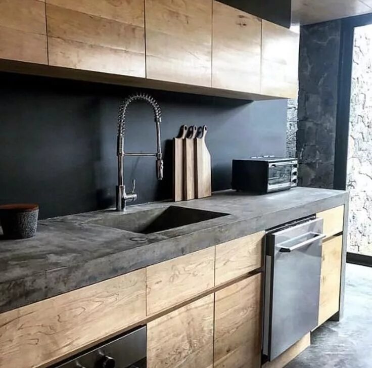 Кухонная столешница в стиле лофт Who else would love this in their kitchen? . Via: @wood_journal . Want to make y