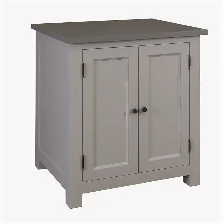 Кухонная тумба фото Тумба кухонная двухдверная Брюгге с сосновой столешницей - купить по цене 138400