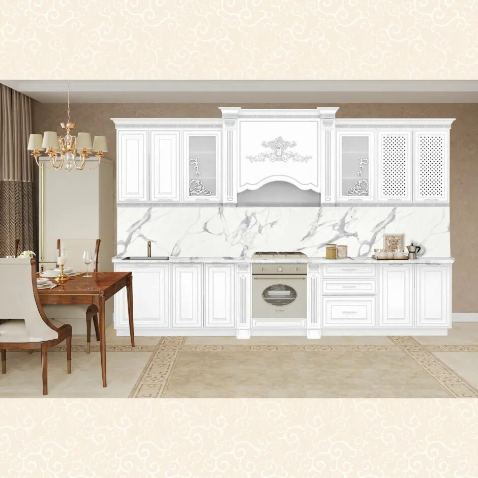 Кухонная венеция фото Кухонный гарнитур венеция Bixol.Ru