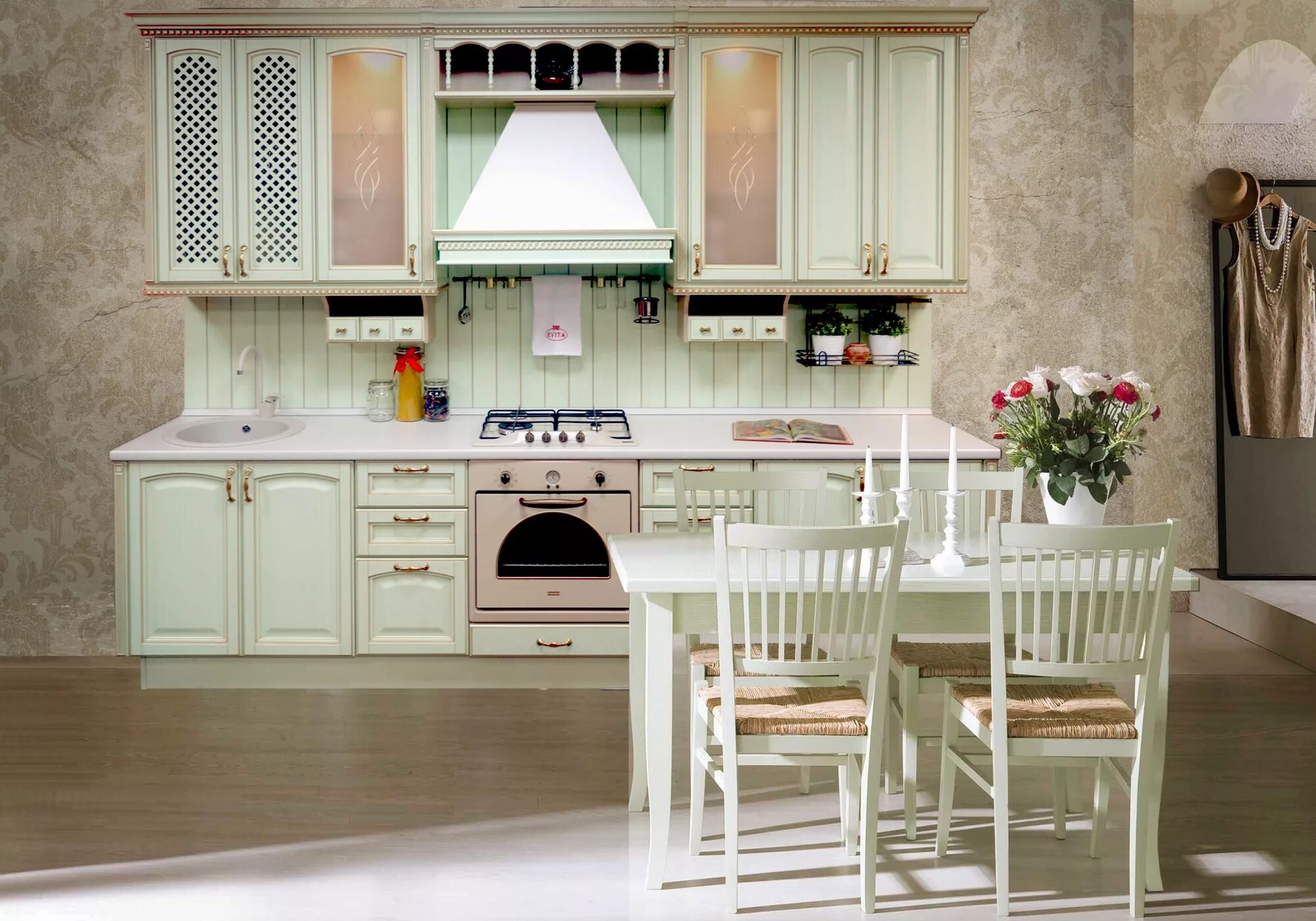 Кухонная венеция фото Кухня из массива Tiffany 17 купить в Минске недорого, выгодные цены и рассрочка 