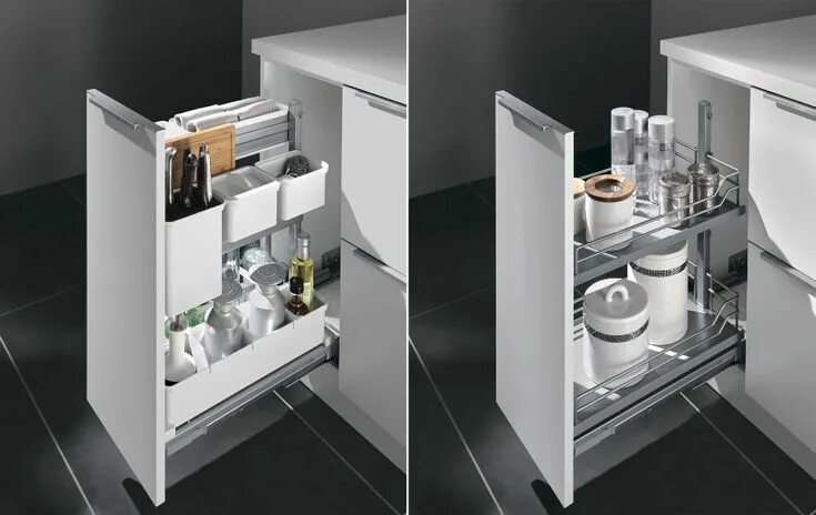 Кухонное наполнение шкафов фото Наполнение для кухонь Все новости Мебельная фурнитура Kitchen organization, Kitc