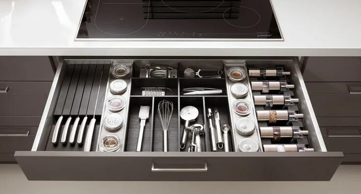 Кухонное наполнение шкафов фото Kitchen accessories, Kitchen, Kitchen appliances