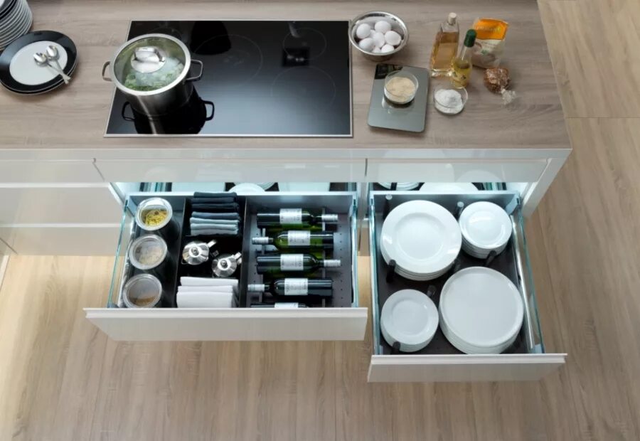 Кухонное наполнение шкафов фото Кухня Flex (Компаньон РС)