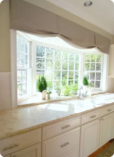 Кухонное окно со столешницей фото Kitchen Q & As Centsational Style Kitchen garden window, Kitchen window treatmen