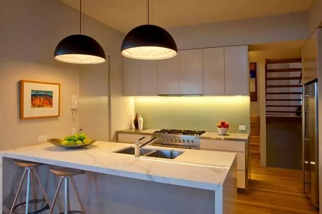 Кухонное освещение фото Светодиодная лента 220в самоклеющаяся для кухни