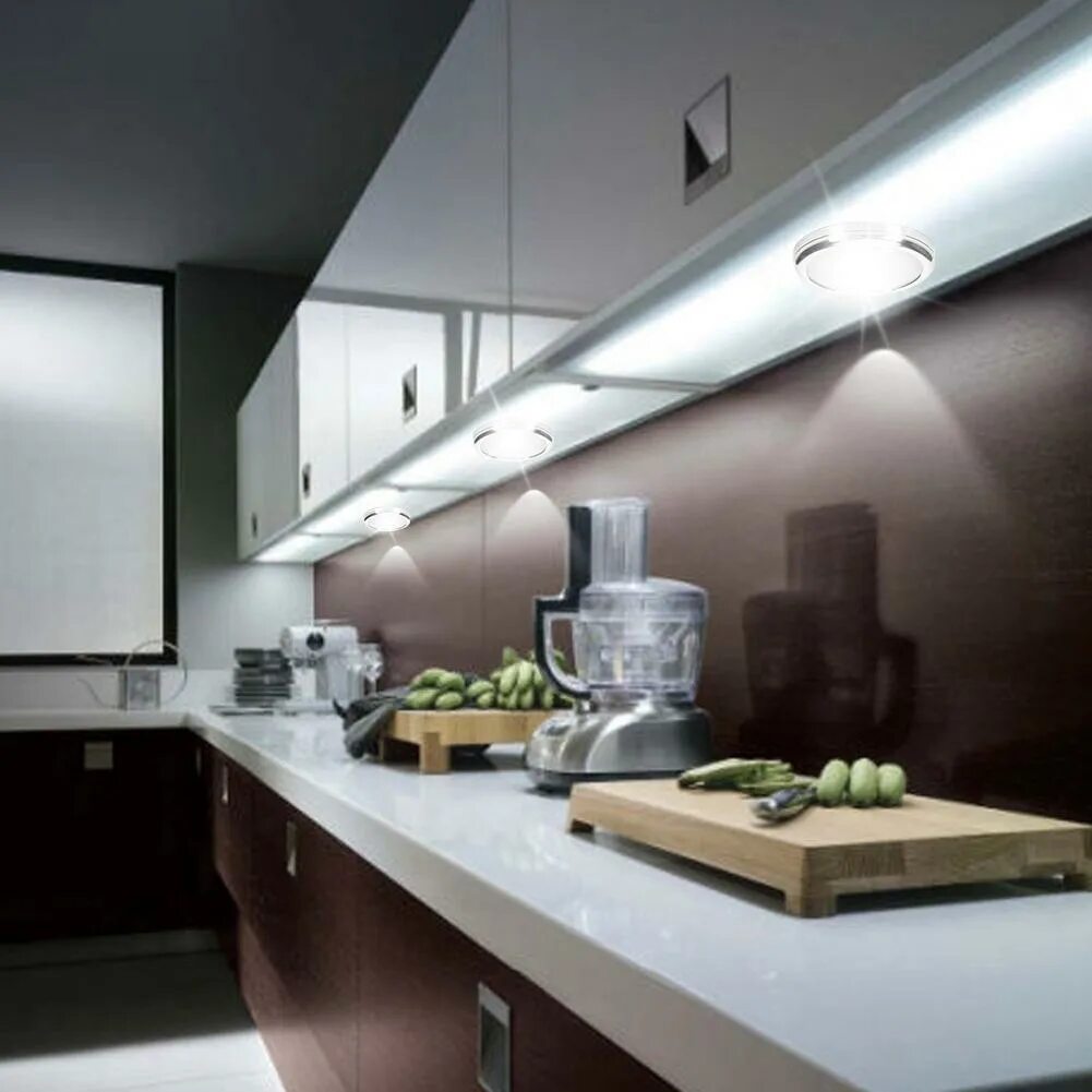 Кухонное освещение фото Светодиодный светильник для шкафа Светодиодный светильник для шкафа из алюминиев