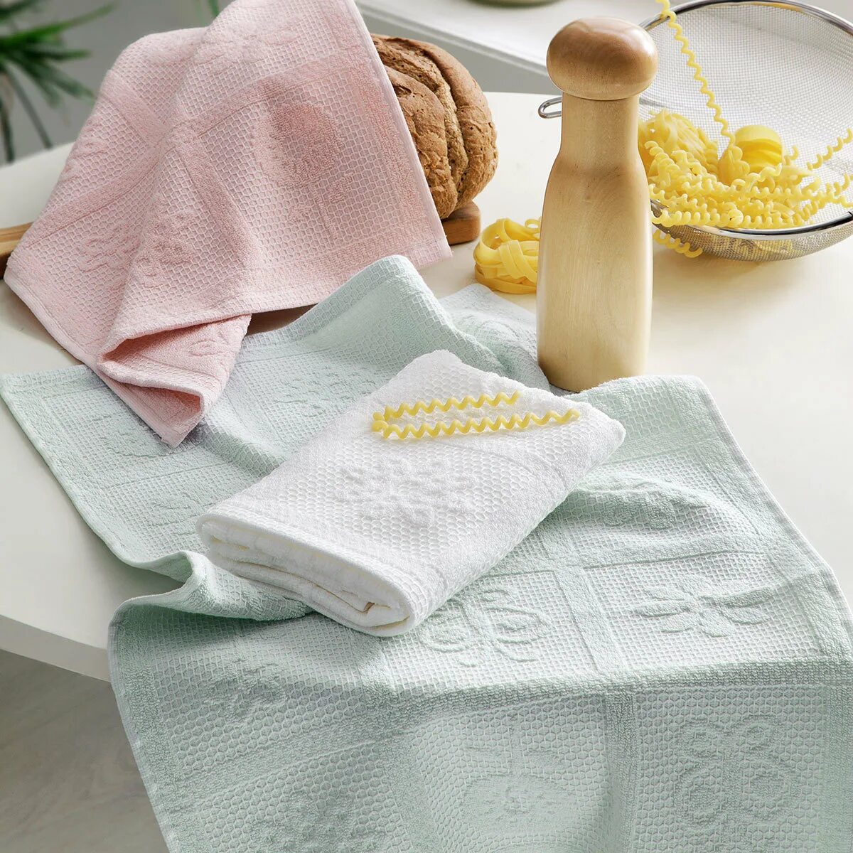 Кухонное полотенце фото Набор салфеток MIX JAKARLI TIVOLYO HOME Турция в Москве. Цена 2400 руб. Цвет - к