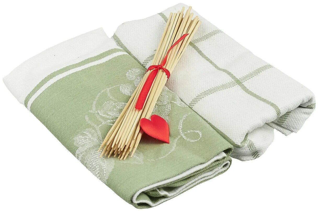 Кухонное полотенце фото Набор кухонных полотенец подарочный - CormanStroy.ru