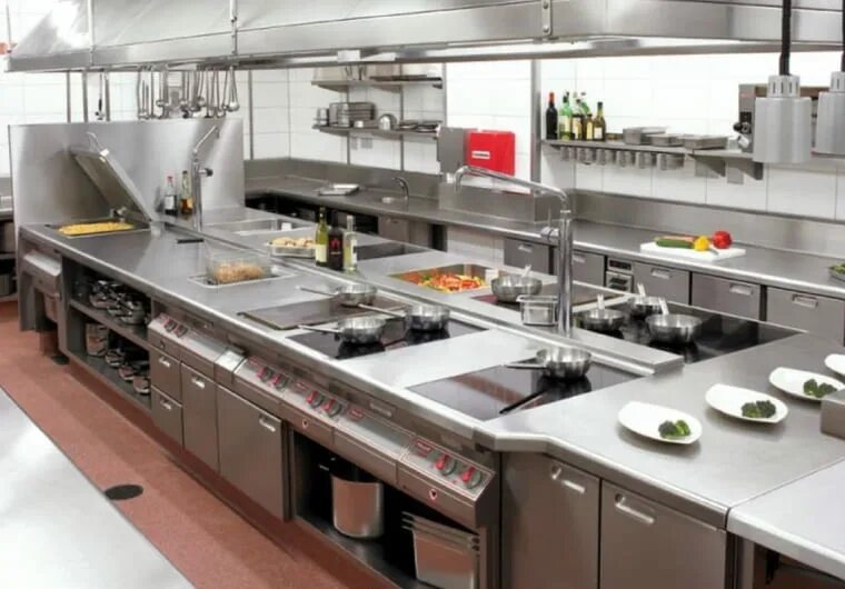 Кухонное производство фото Генеральная уборка столовой в Москве в компании Cleaning-Line.ru