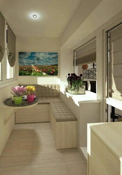 Кухонные балконы фото BALKON YENİLEME VE BALKON DEKORASYONU TASARIMLARI Nazarca.com Balkon, 2020 (Görü