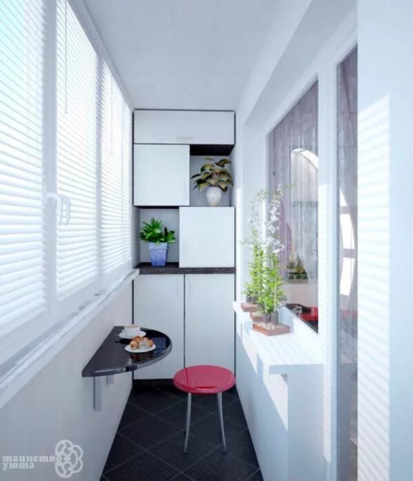 Кухонные балконы фото Классные идеи дизайна балкона для вашего вдохновения Дизайн кухонь, Дизайн балко