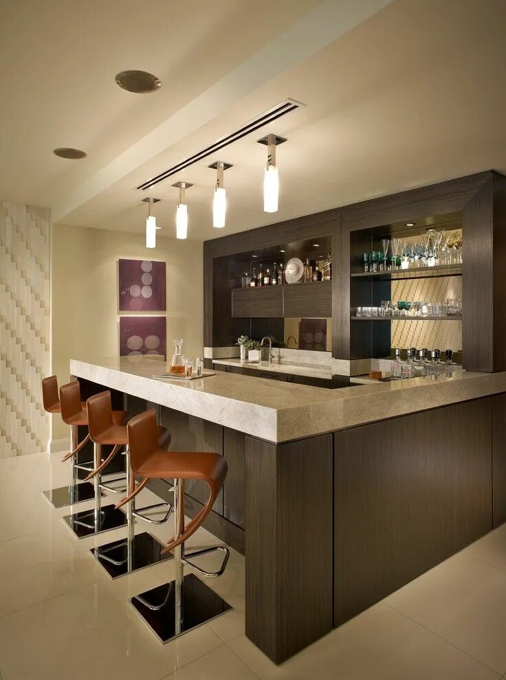 Кухонные бары фото 18 Dazzling Contemporary Home Bar Designs You Can't Dislike - Top Inspirations B