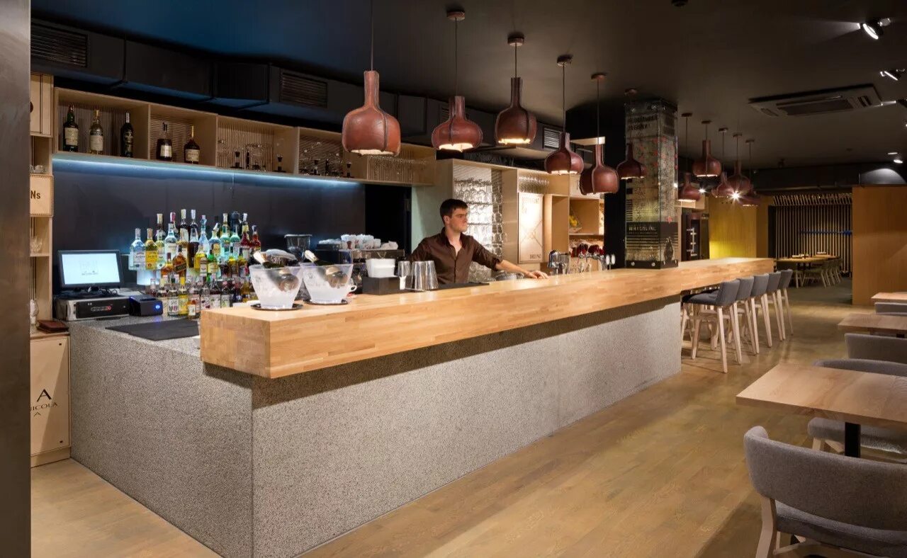 Кухонные бары фото Gallery of Restaurant "Odessa" / YOD Group - 10