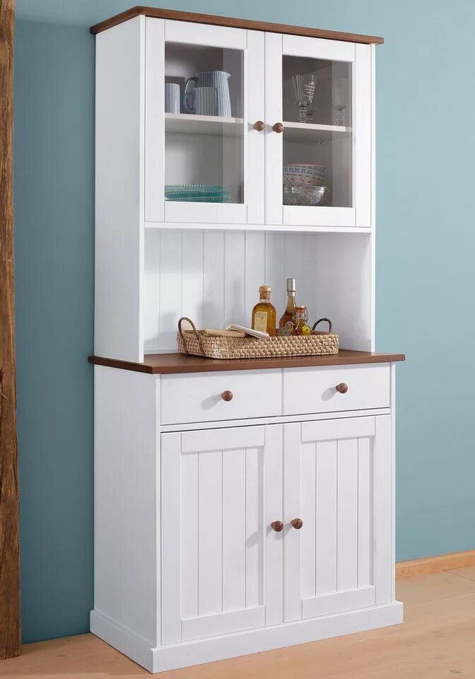 Кухонные буфеты фото Home affaire Buffet Westerland Breite 90 cm Diy kitchen cabinets build, Crockery