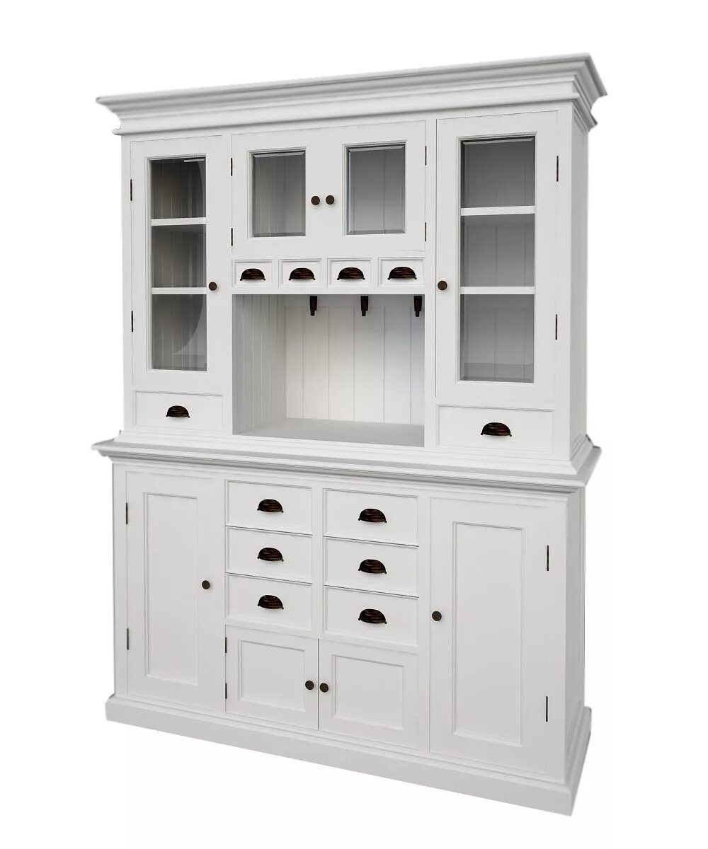 Кухонные буфеты фото и цены Belgravia Painted Kitchen Buffet & Hutch Blingby
