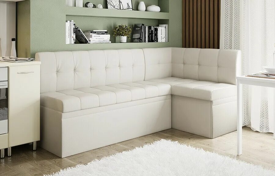 Кухонные диваны цена фото Остин" МЛК кухонный угол раскладной с ящиком для хранения