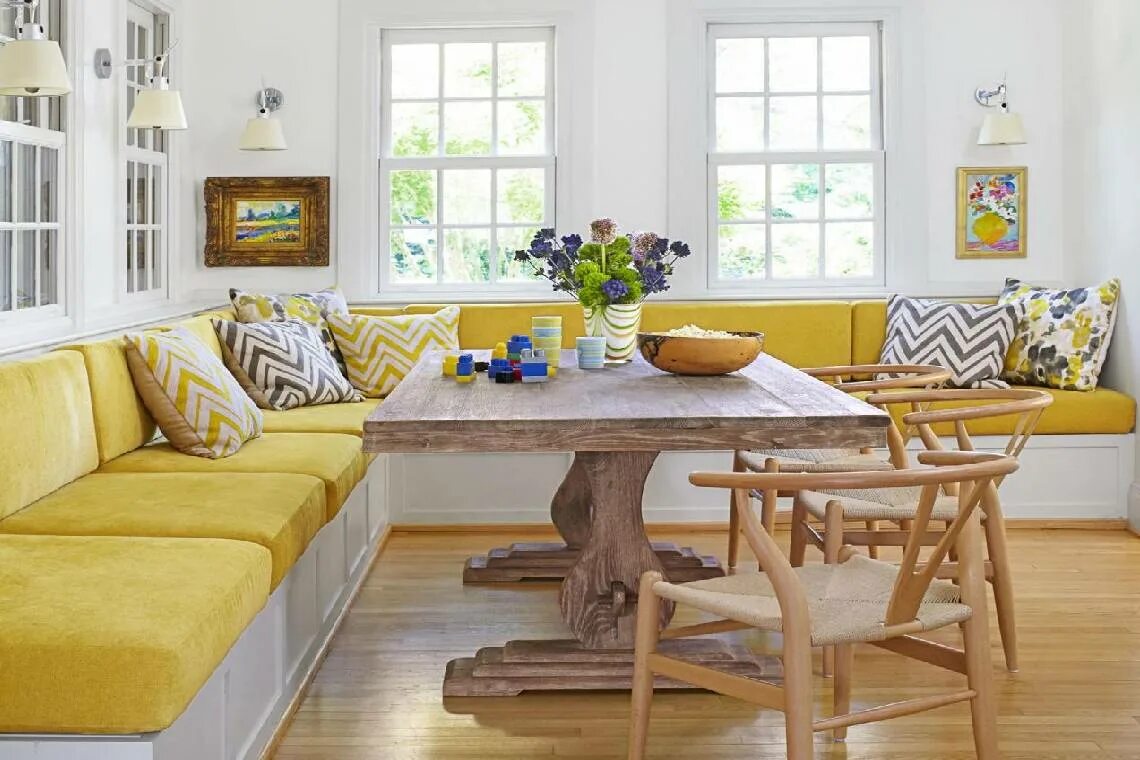 Кухонные диваны в интерьере кухни Кухня с диваном: 150 фото в интерьере, дизайн, угловые вариантыКухня с диваном: 