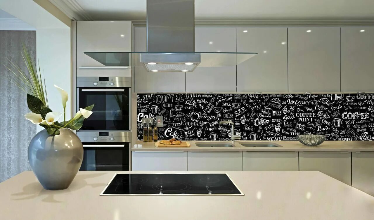 Кухонные фартуки фото интерьере Фартук для кухни дизайн 2024