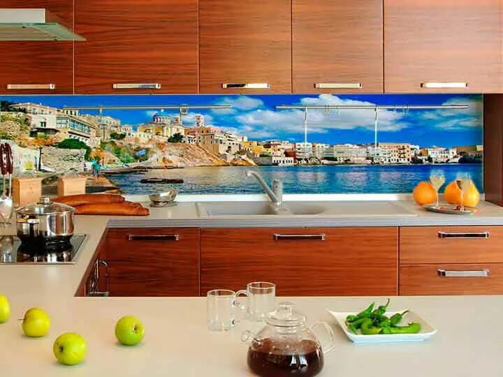 Кухонные фартуки фото цена Кухонный фартук Пейзаж, природа. Каталог. Фото - "УЮТНЫЙ ДОМ"