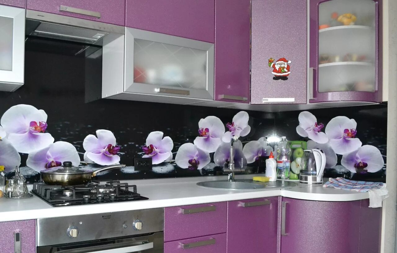 Кухонные фартуки фото цена Стеновая фотопанель для кухни