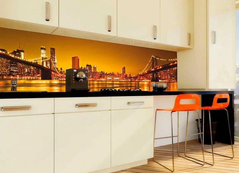 Кухонные фартуки интерьер фото Из чего можно сделать фартук на кухне, кроме плитки