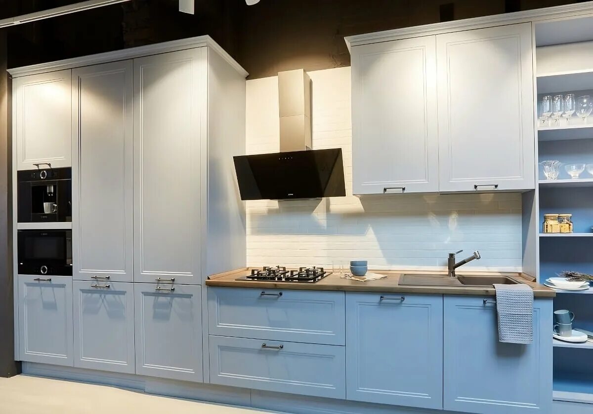 Кухонные фасады адилет фото Кухня Крашенный МДФ Versal