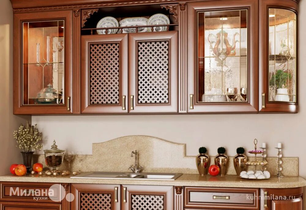 Кухонные фасады фото Кухня "Асти" с итальянскими фасадами - заказать недорого в интернет магазине от 