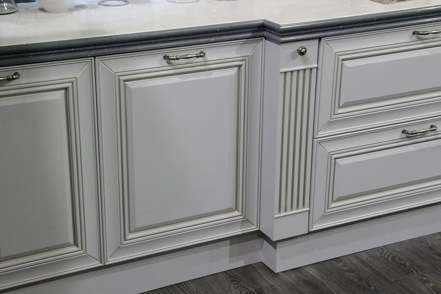 Кухонные фасады фото Кухонный гарнитур Аврора - купить по цене 272 999 рублей в интернет-магазине Hof