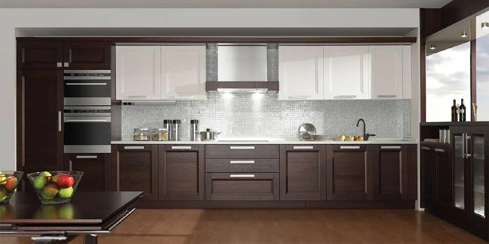 Кухонные фасады фото Кухня Альба Венге - купить от производителя, цены и фото в интерьере