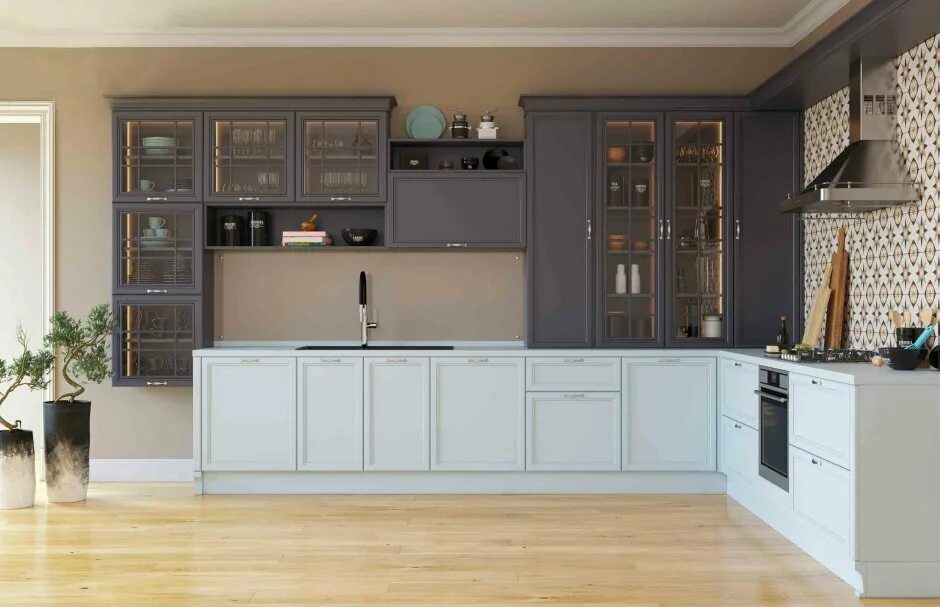 Кухонные фасады фото Какой фасад для кухни лучше выбрать? Из какого материала лучше заказать кухню? С