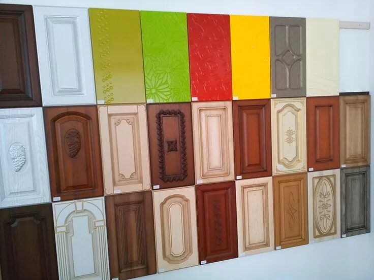Кухонные фасады фото цвета МДФ пленочный