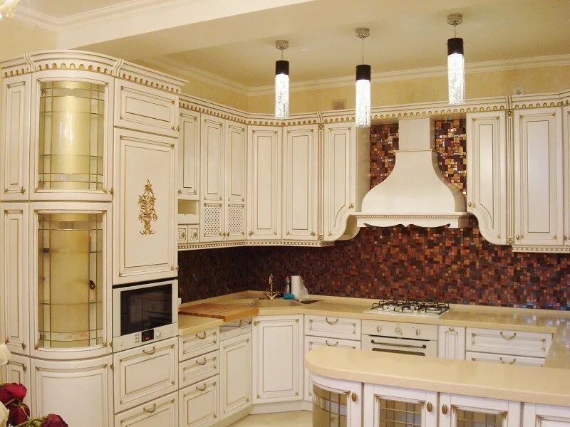 Кухонные фасады краснодар фото Кухня Патина 20 заказать недорого в Москве - 1Кухонный