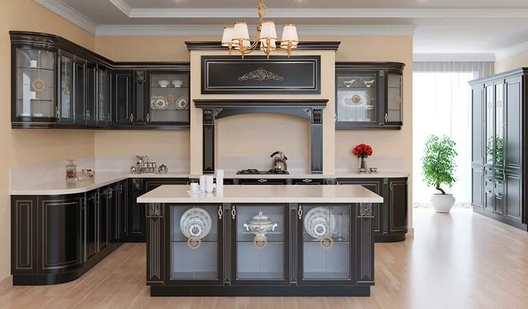 Кухонные фасады краснодар фото 6 вещей, которые нужно знать о черных кухнях в интерьере - Мебельный центр "Крас