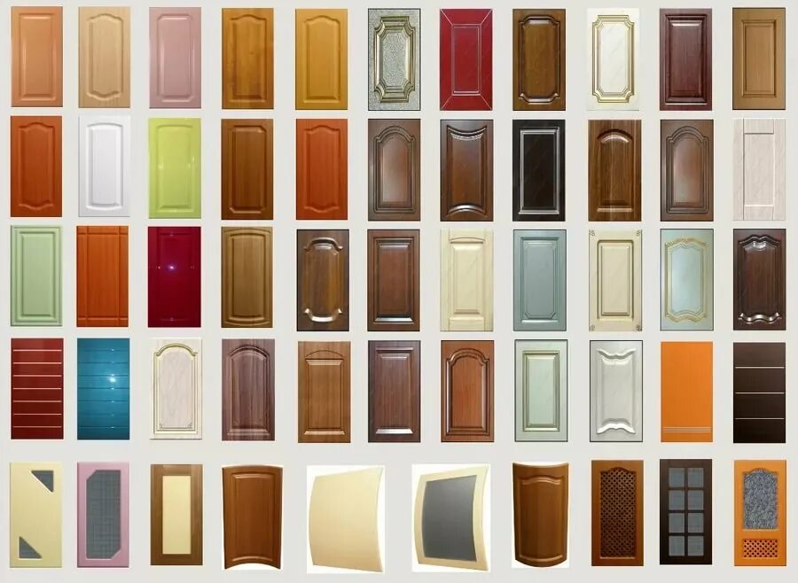 Кухонные фасады мдф фото Дизайн кухни из МДФ (фото): из крашенного, в пленке, пластике и шпоне