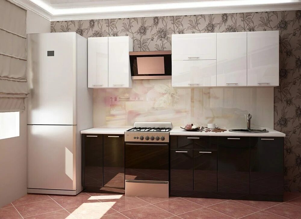 Кухонные гарнитуры 4м фото Кухня Натрон купить в интернет-магазине мебели по отличной цене, с доставкой