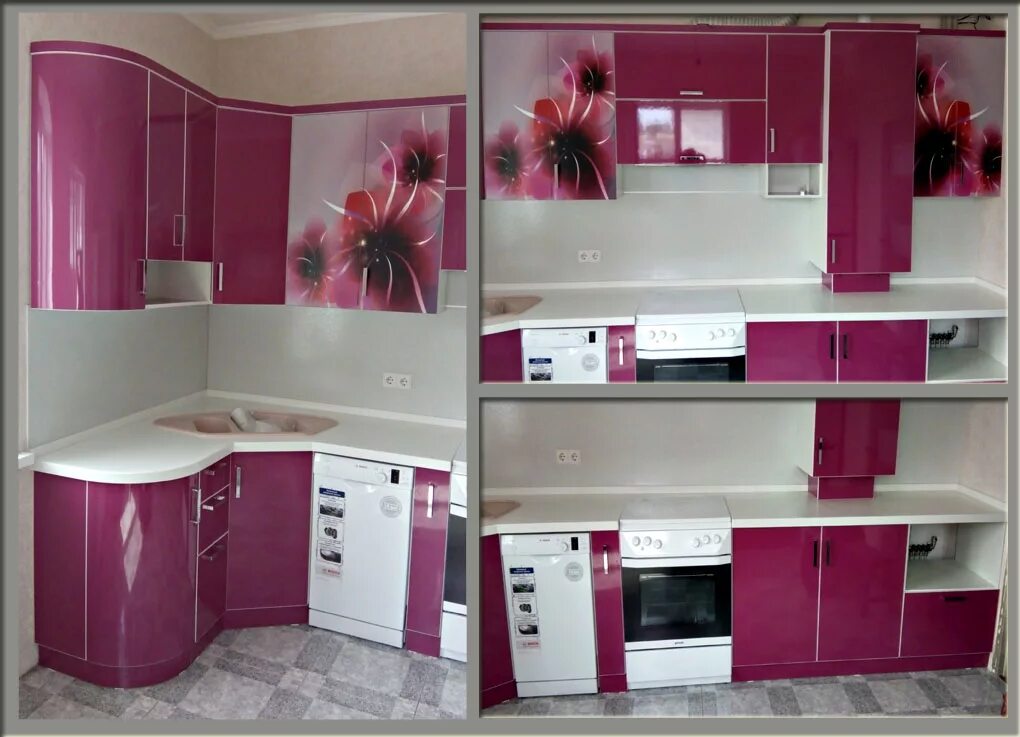 Кухонные гарнитуры абакан каталог фото "Грация" - Графика-Мебель