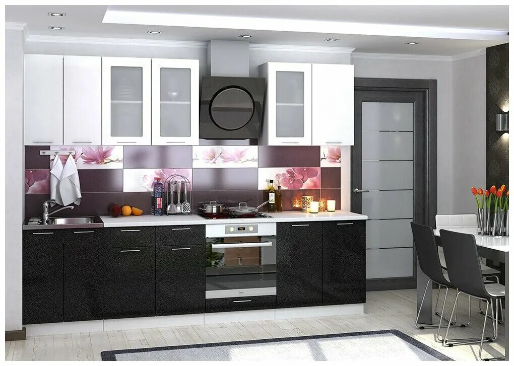 Кухонные гарнитуры челябинск фото Кухонный модуль навесной угловой Ницца, шкаф навесной, МДФ, 30х71.6х31.8 см - ку