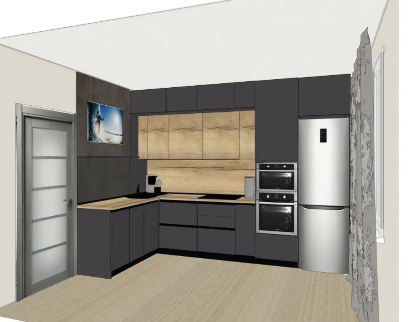 Кухонные гарнитуры дизайн проекты фото Пин от пользователя alejandro ortega на доске Diseño de cocinas Кухня в квартире