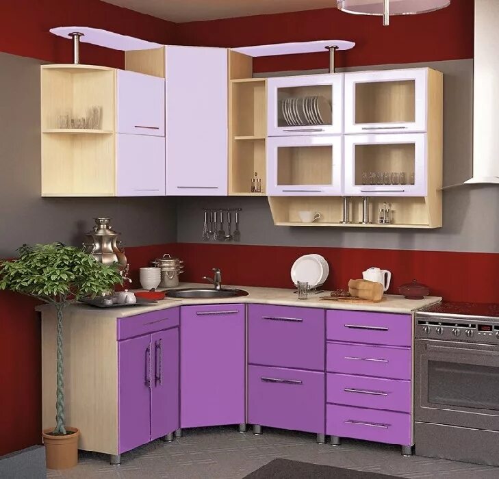 Кухонные гарнитуры для кухни фото и цены Дешевая кухня "Лоск"