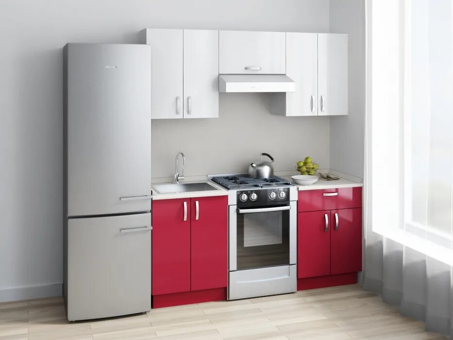 Кухонные гарнитуры для маленькой кухни фото цена Кухня Вега от фабрики Вардек