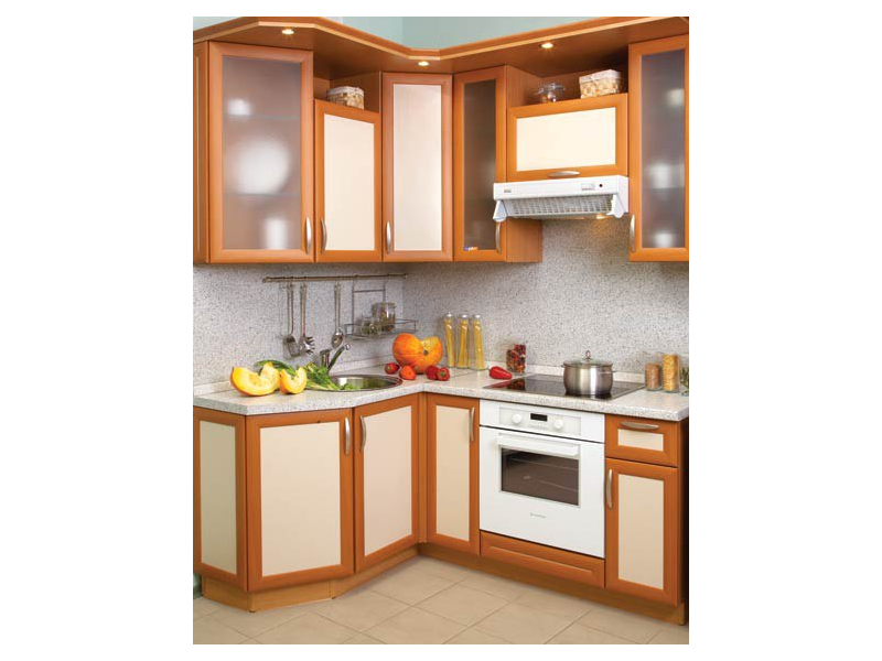 Кухонные гарнитуры для маленькой кухни фото цена Кухня мини угловая / Мебельная фабрика "Святогор Мебель", г. Муром