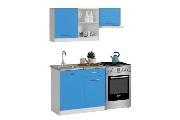 Кухонные гарнитуры для маленькой кухни фото цена Кухонный гарнитур София Мини № 2 ЛДСП купить за 12130 руб.