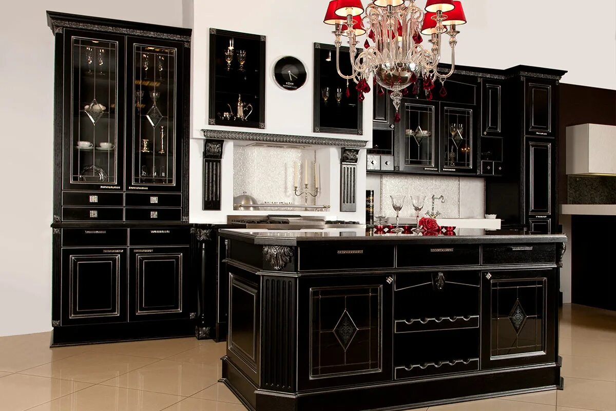 Кухонные гарнитуры дорогие фото и цены Галерея фотографий реплик и копий элитных кухонь, производства италии и германии