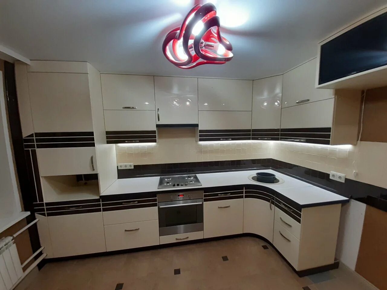 Кухонные гарнитуры эмаль фото Кухонный гарнитур эмаль глянец - 42 фото