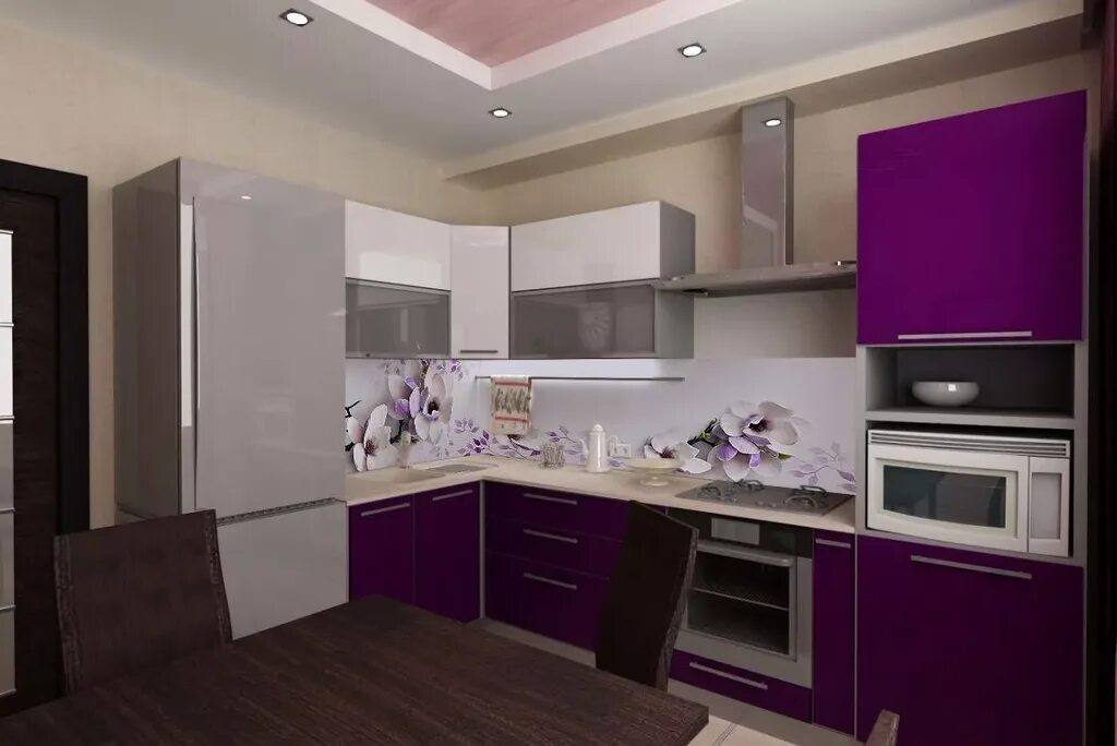 Кухонные гарнитуры фото 9 кв Кухонные гарнитуры в кухню 8 кв м - фото