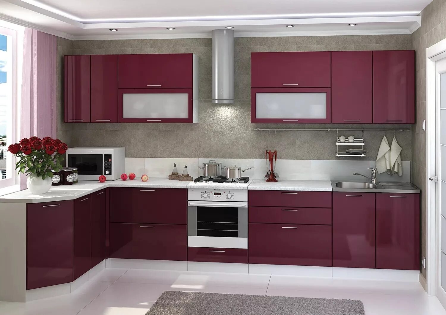 Кухонные гарнитуры фото и цены москва Кухни DELINE-Мыло г. Киров